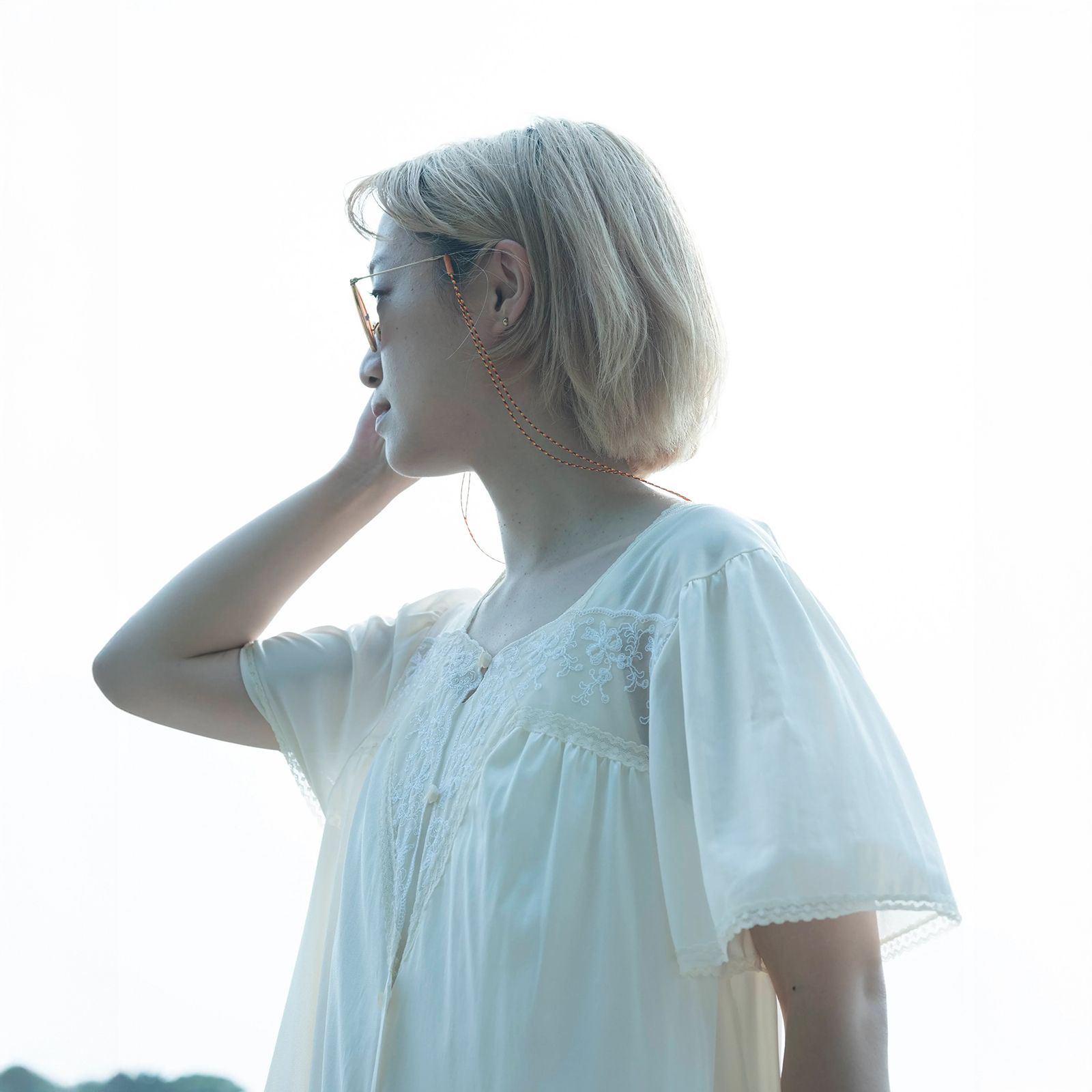 PARALLELLINES アイグラスコード スタンダード グレー×ピンクラインズ