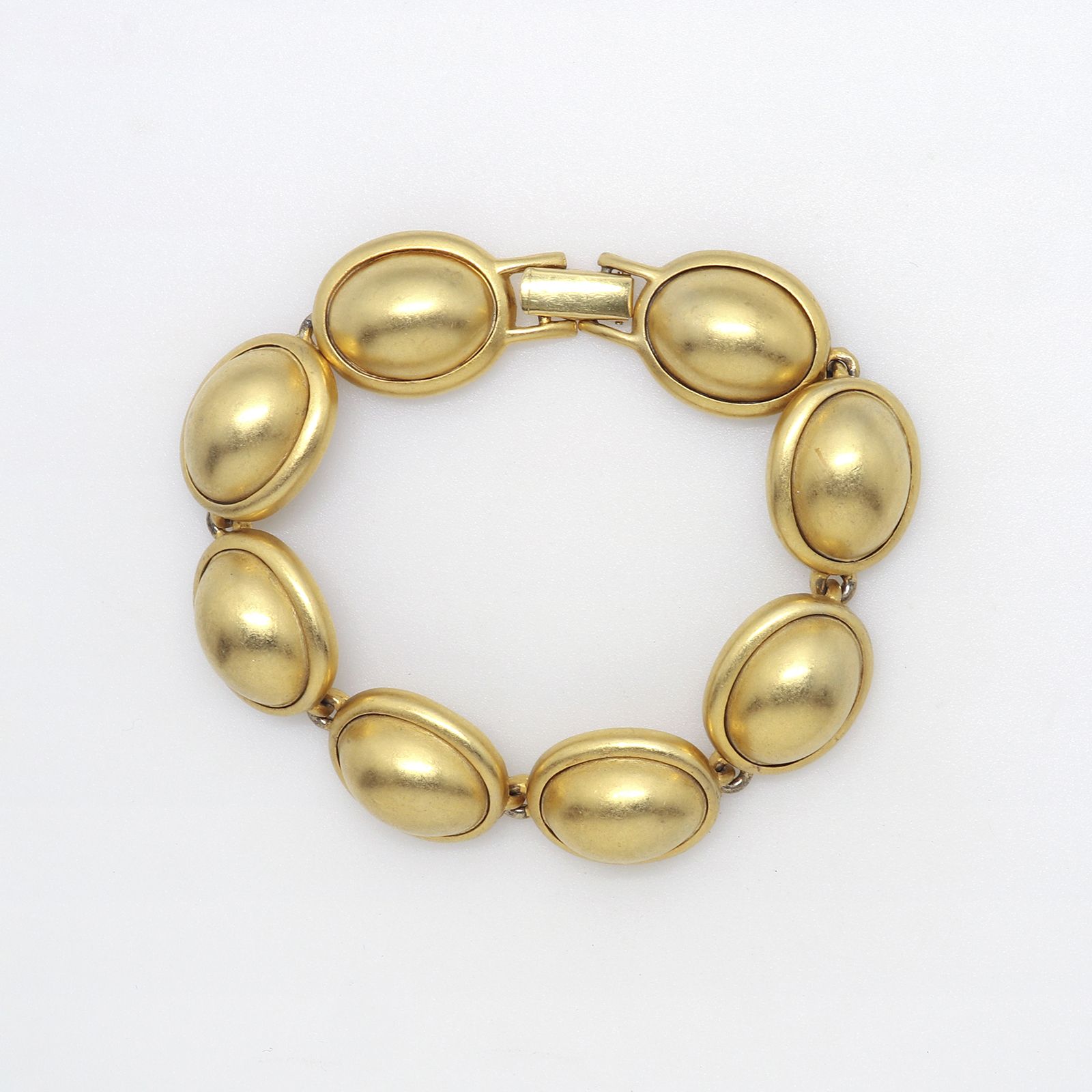 「マットゴールドカボション」ブレスレット ヨーロッパ