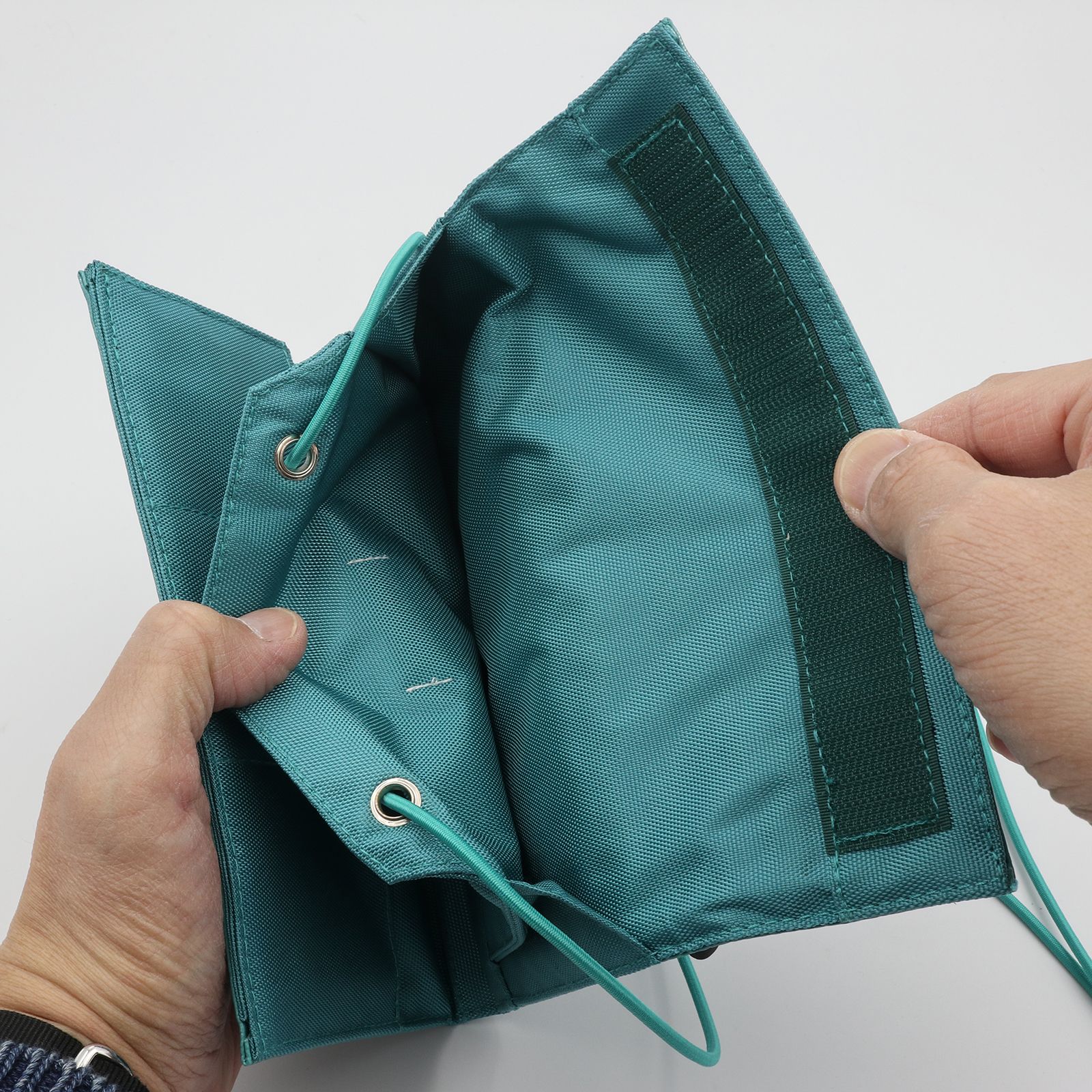 「FLY Long Wallet」ショルダーウォレットXL エメラルド