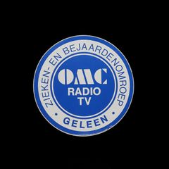「OMC RADIO TV」ヴィンテージステッカー ヨーロッパ