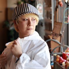 ストライプキャップ ブルー×ホワイト