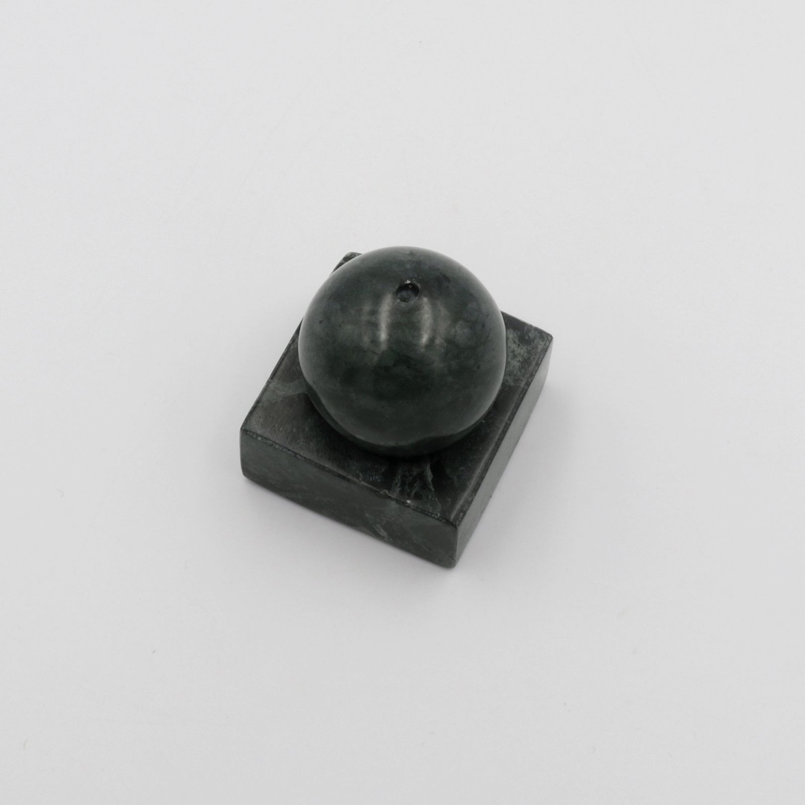 STONE INCENSE HOLDER Marble Green