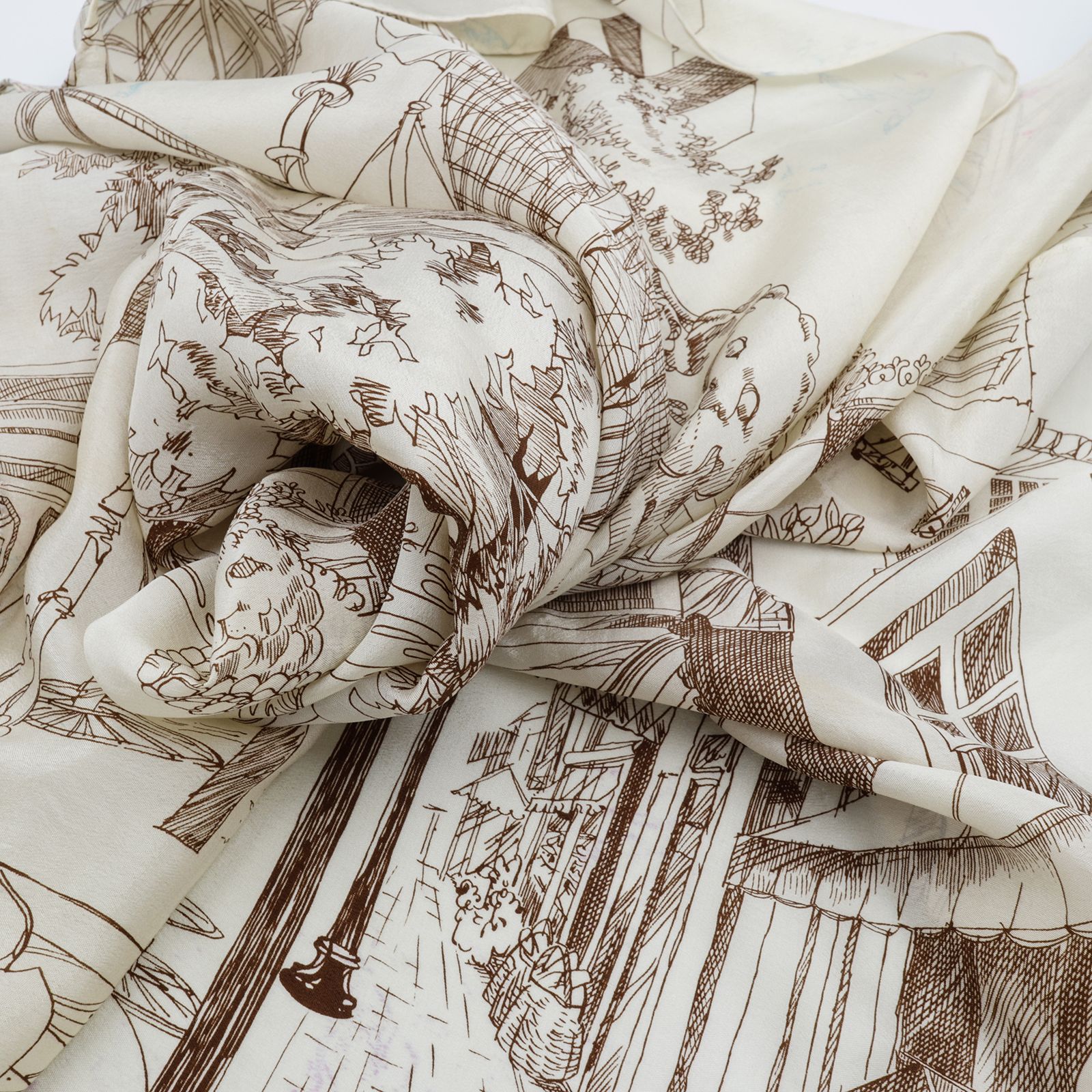 「アーバンコラージュ」ヴィンテージスカーフ ヨーロッパ