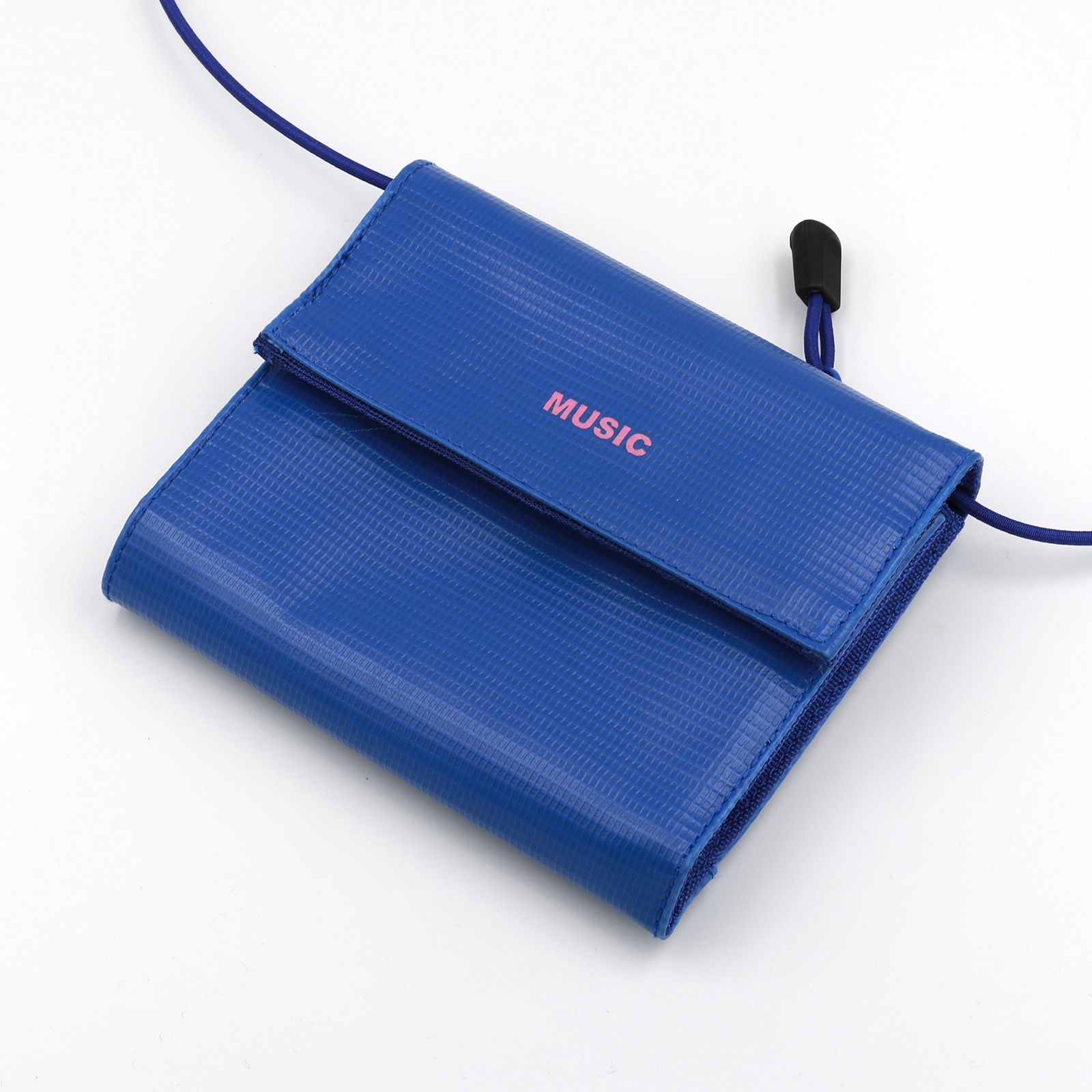 「MUSI Wallet」ショルダーウォレットL ブルー