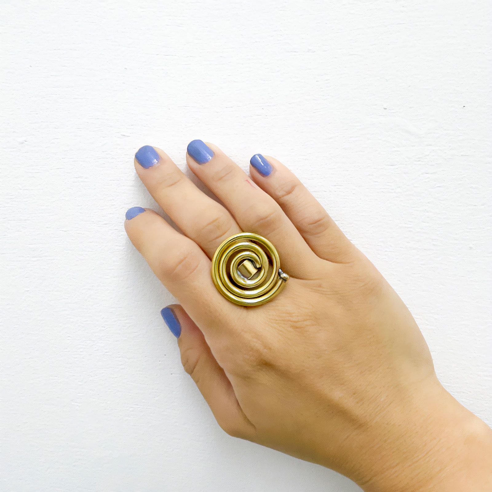 「swirl ring」リング