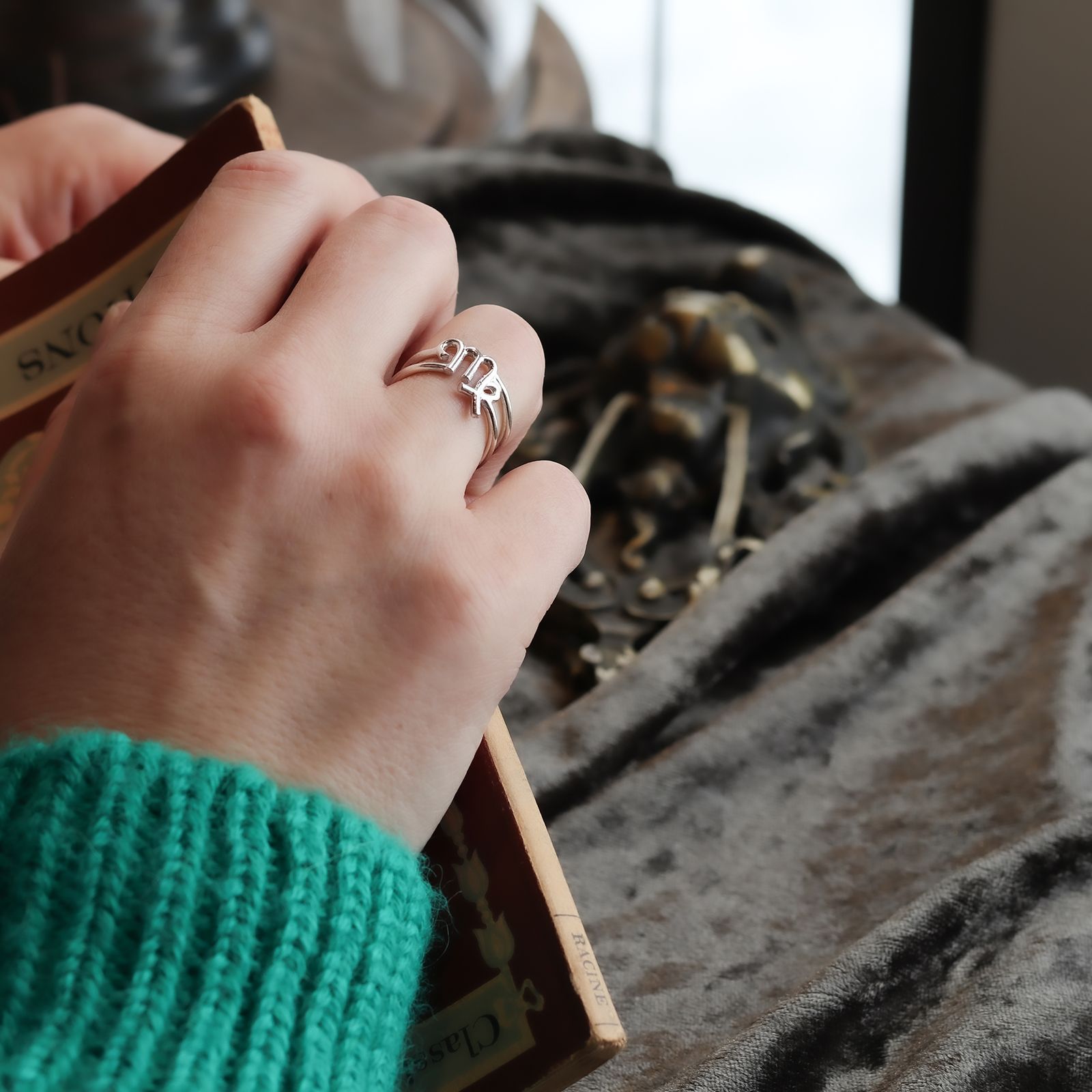 【Silver Jewel】horoscope ring Virgo おとめ座 シルバー925