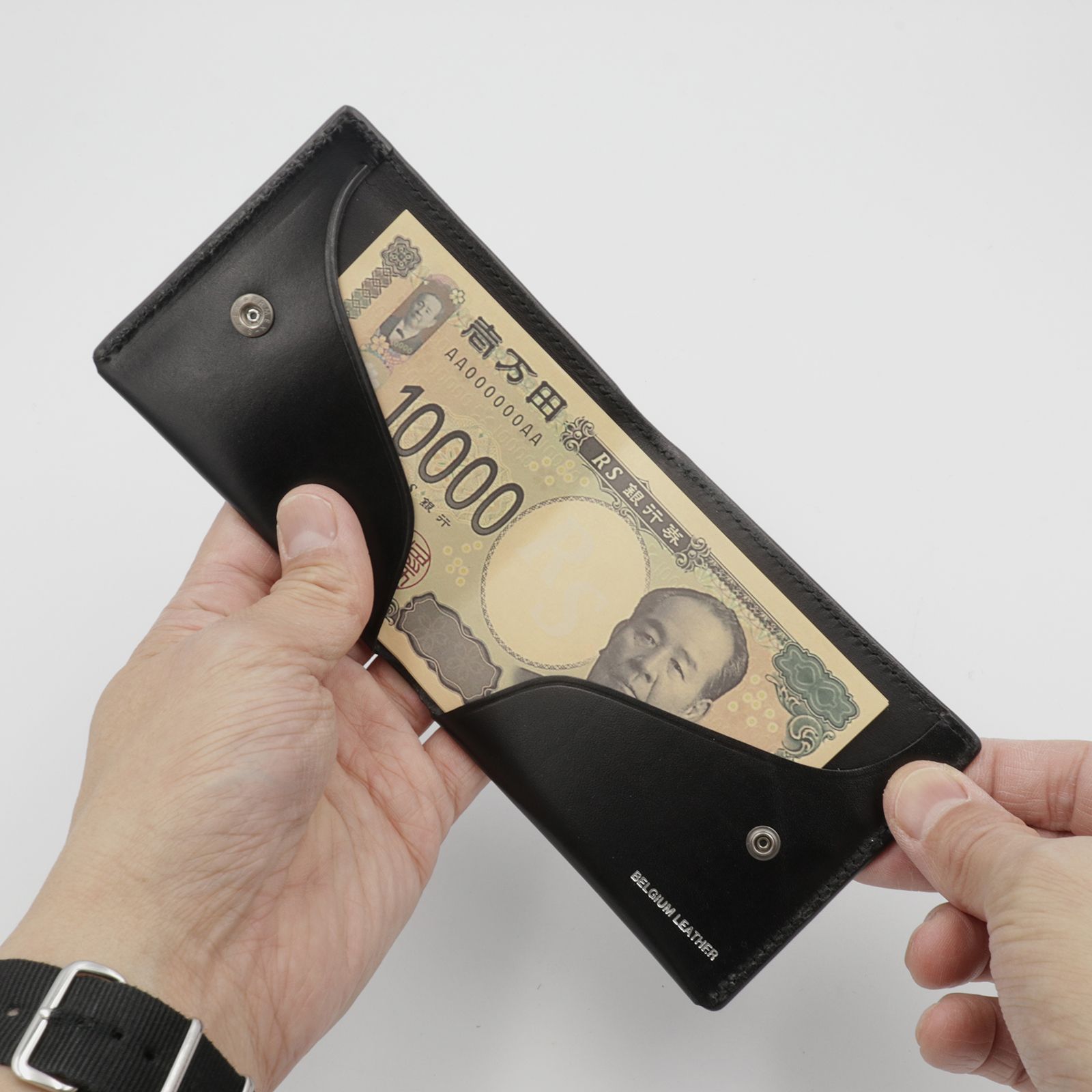 【Dual】スリムウォレット サドルプルアップ チョコ