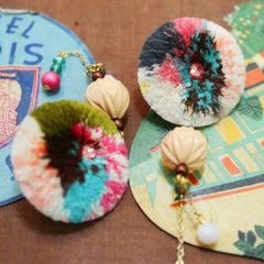 「TRIBO Beads」ピアス