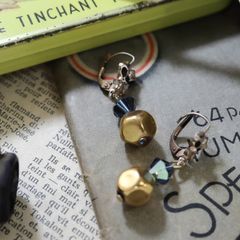 「ゴールドダイス＆ソロバン」ピアス フランス