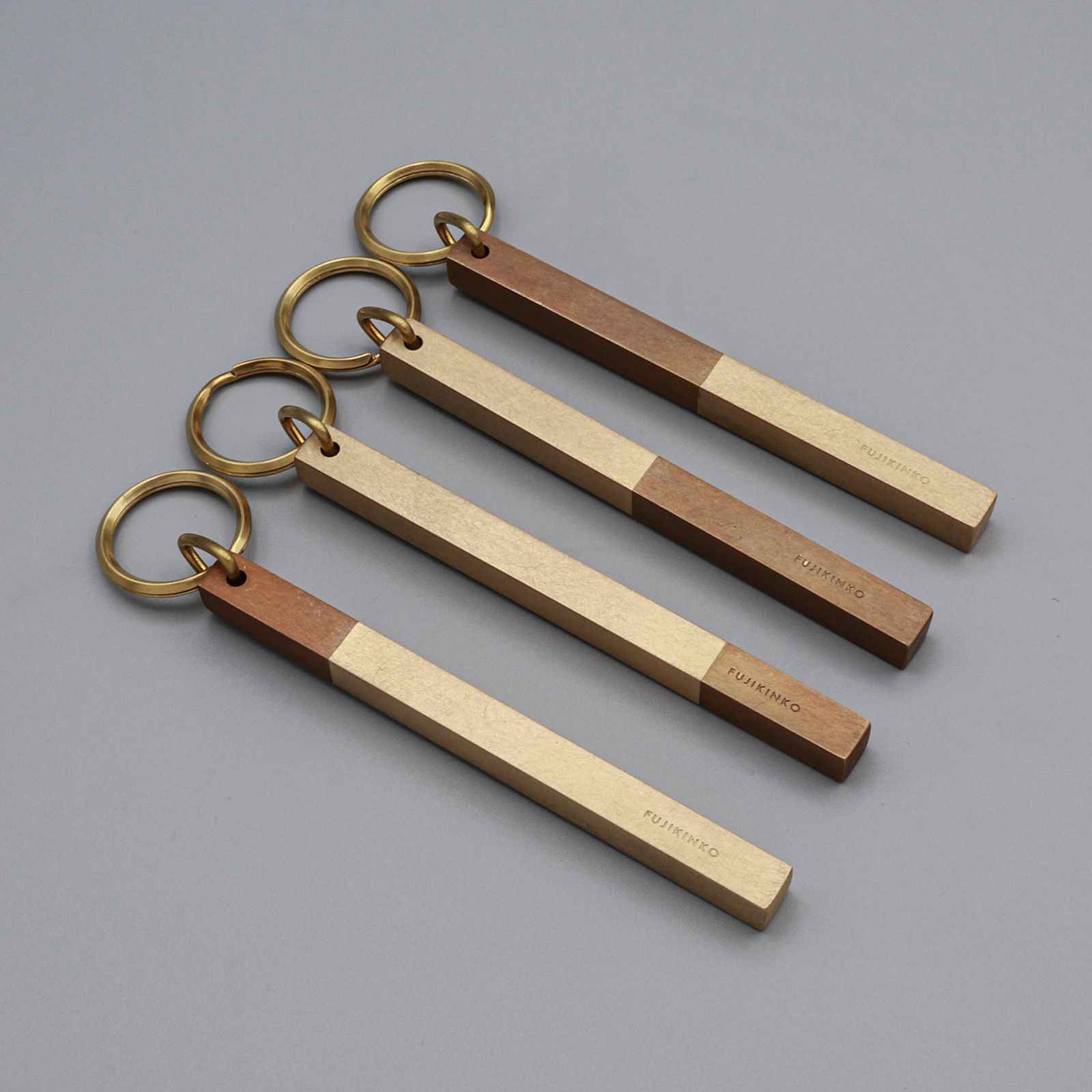 「HOTEL KEY HOLDER 」キーリング ヴィンテージ×ナチュラル1/2
