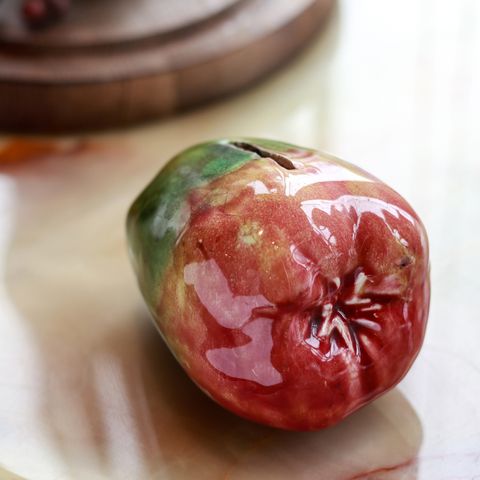 洋ナシスリップウェア貯金箱 19世紀