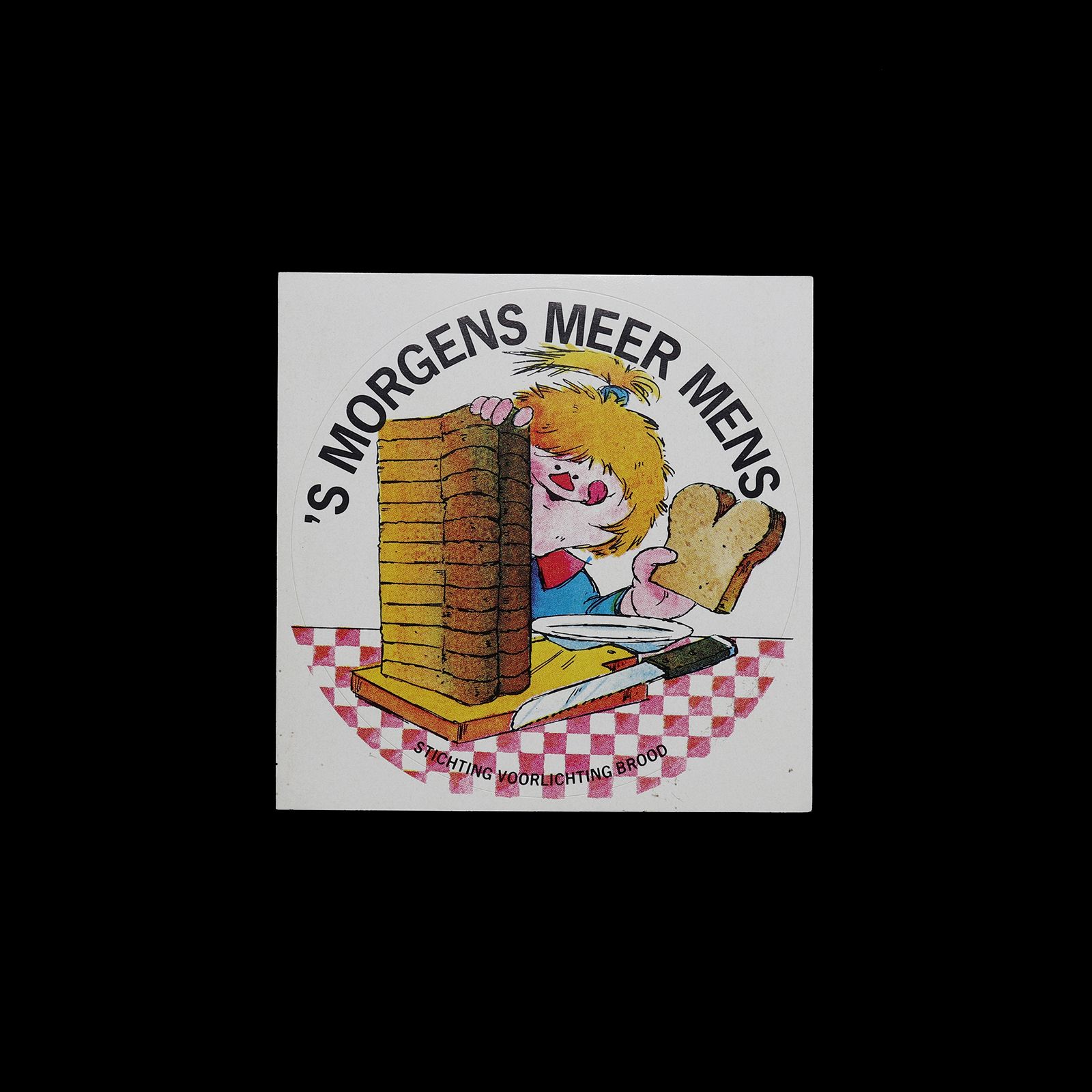 「S MORGENS MEER MENS」ヴィンテージステッカー ヨーロッパ