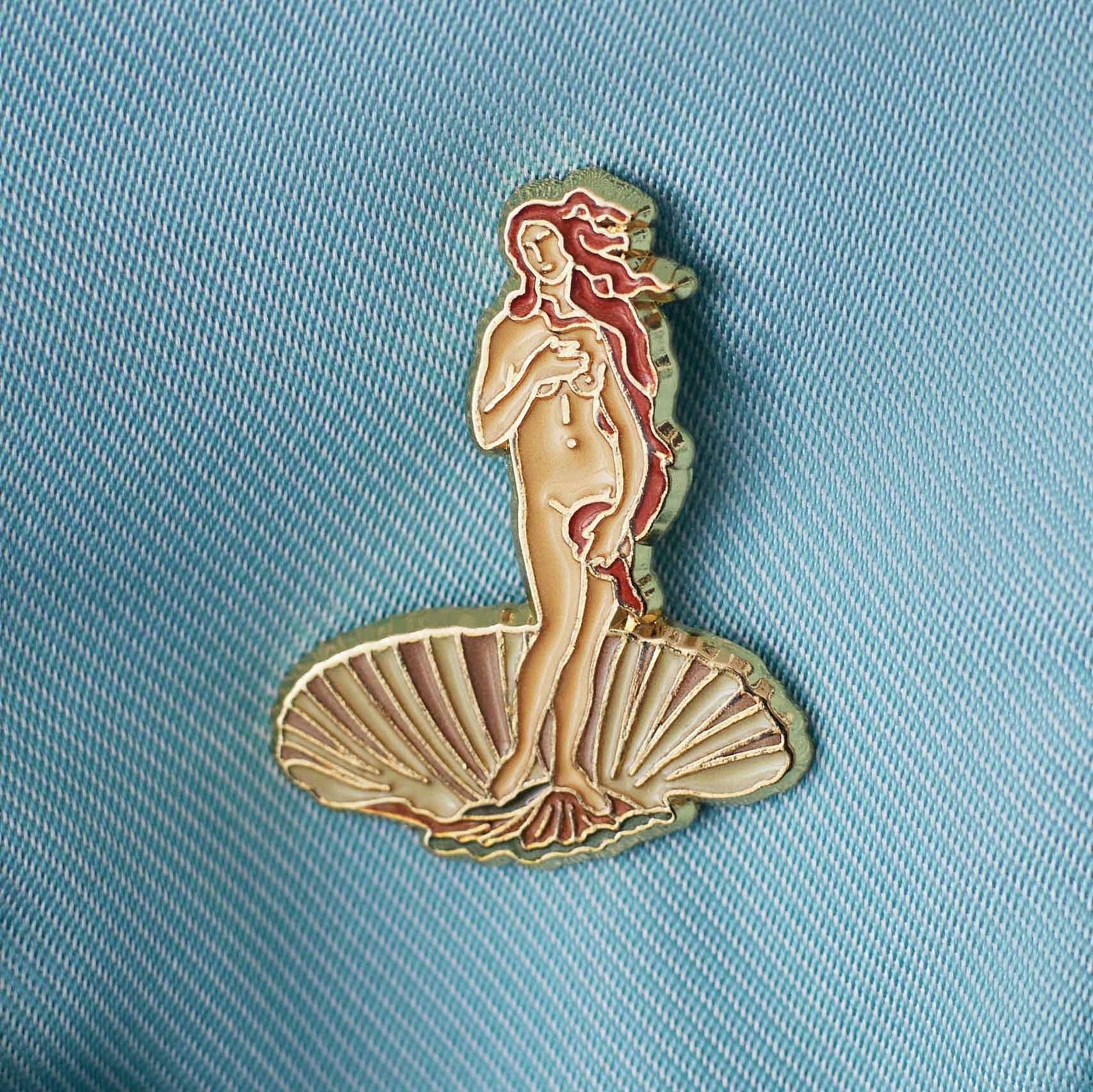 「The Birth of Venus Sandro Botticelle」ピンズ ヴィーナスの誕生/ボッティチェリ