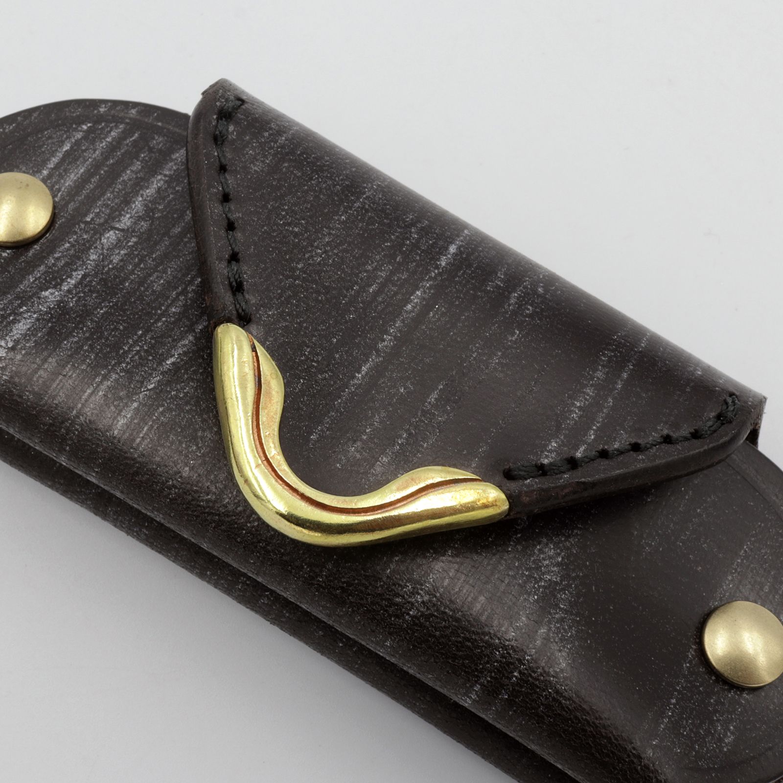 【Cramp】ミニキーケース＆シューホーン ブライドルレザー チョコ