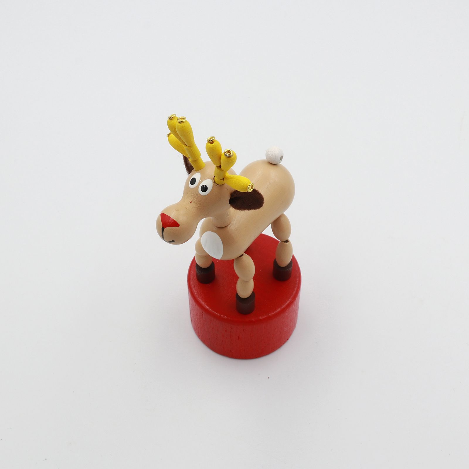 「Reindeer」DETOA Wooden Push Up Toy
