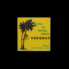 「COCONUT OERLE」ヴィンテージステッカー ヨーロッパ