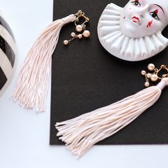 「TEO」イヤリング モノトーン【collection de couleurs de sachikoism】