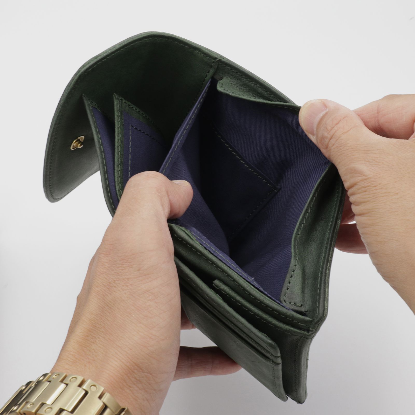 「BUFF」ミドル財布 グリーン
