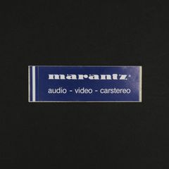 「marantz」ヴィンテージステッカー ヨーロッパ
