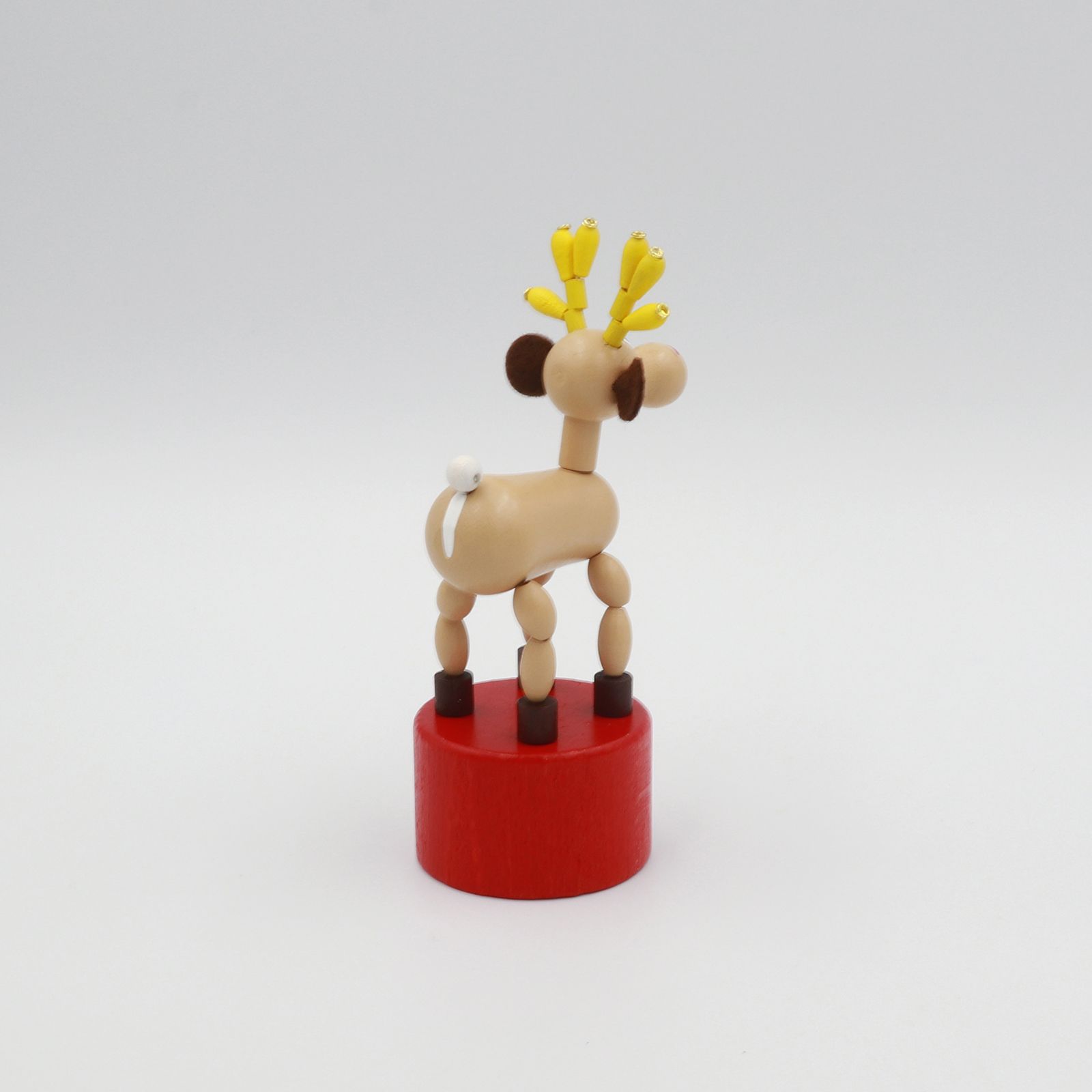 「Reindeer」DETOA Wooden Push Up Toy