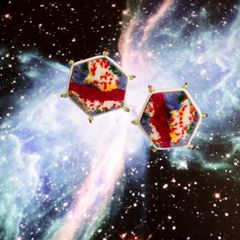「TRIBO Hexagon」ピアス【La cosmologie de sachikoism】