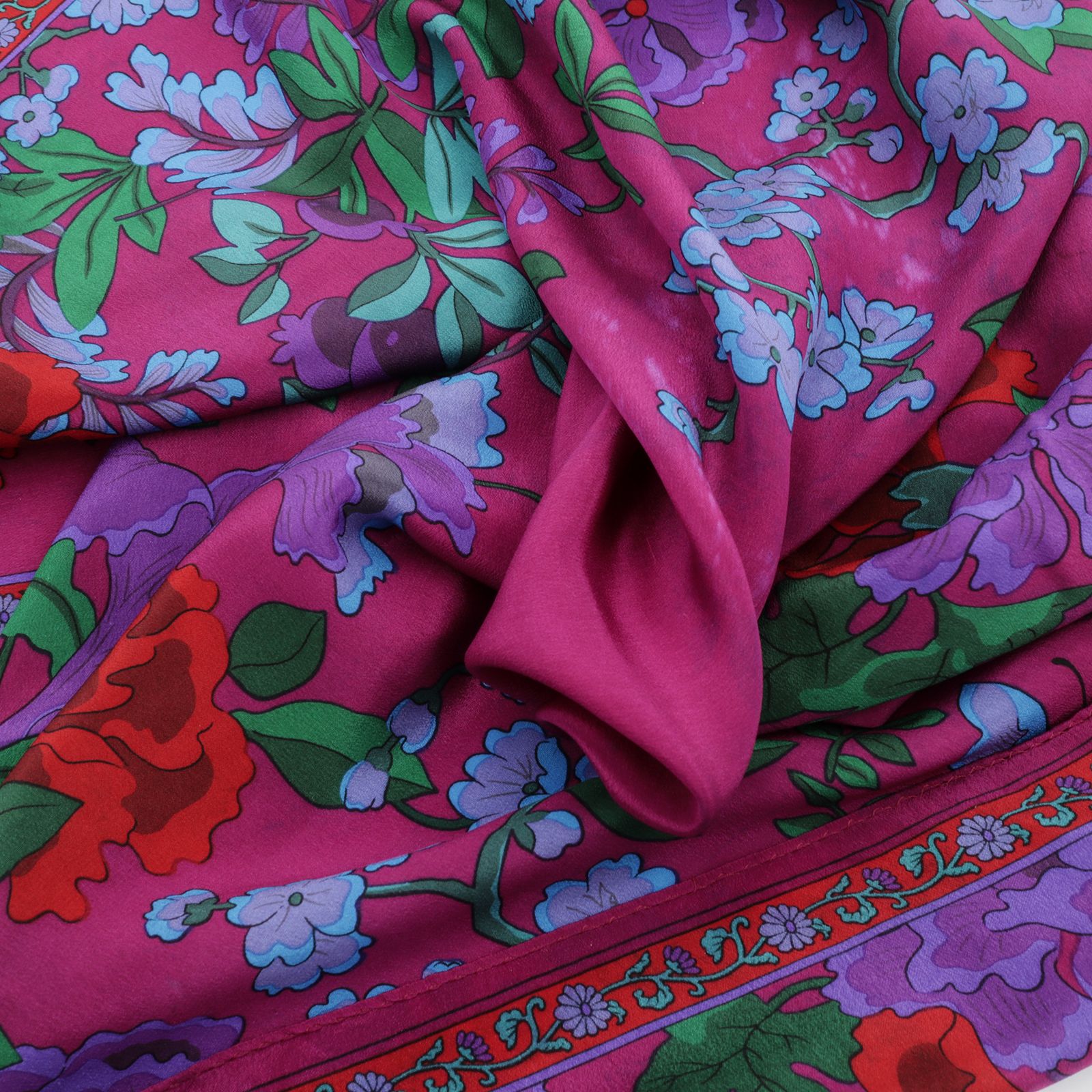 「フローラルガーデン」ヴィンテージスカーフ ヨーロッパ