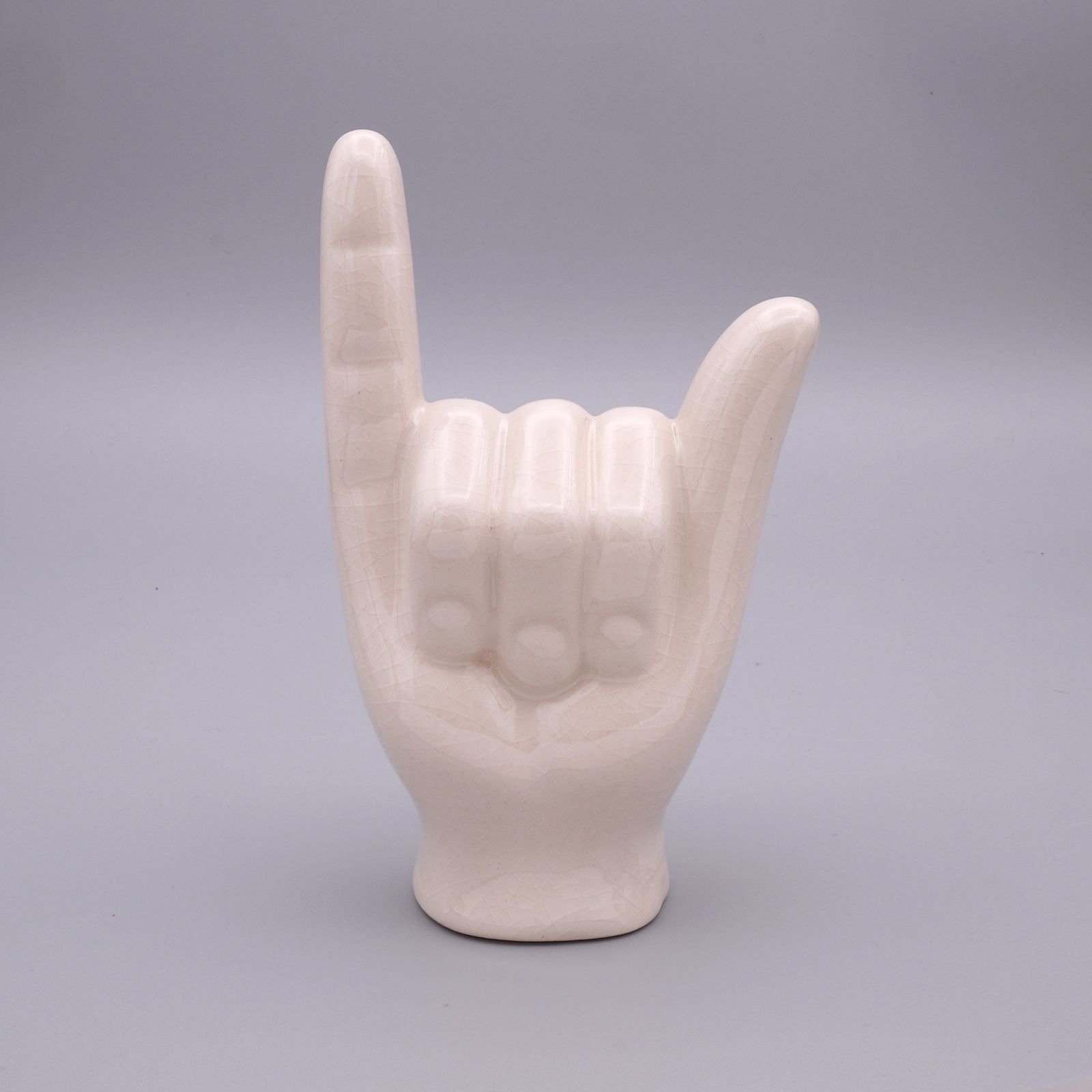 Porcelain Hand Objet “Hang Loose”