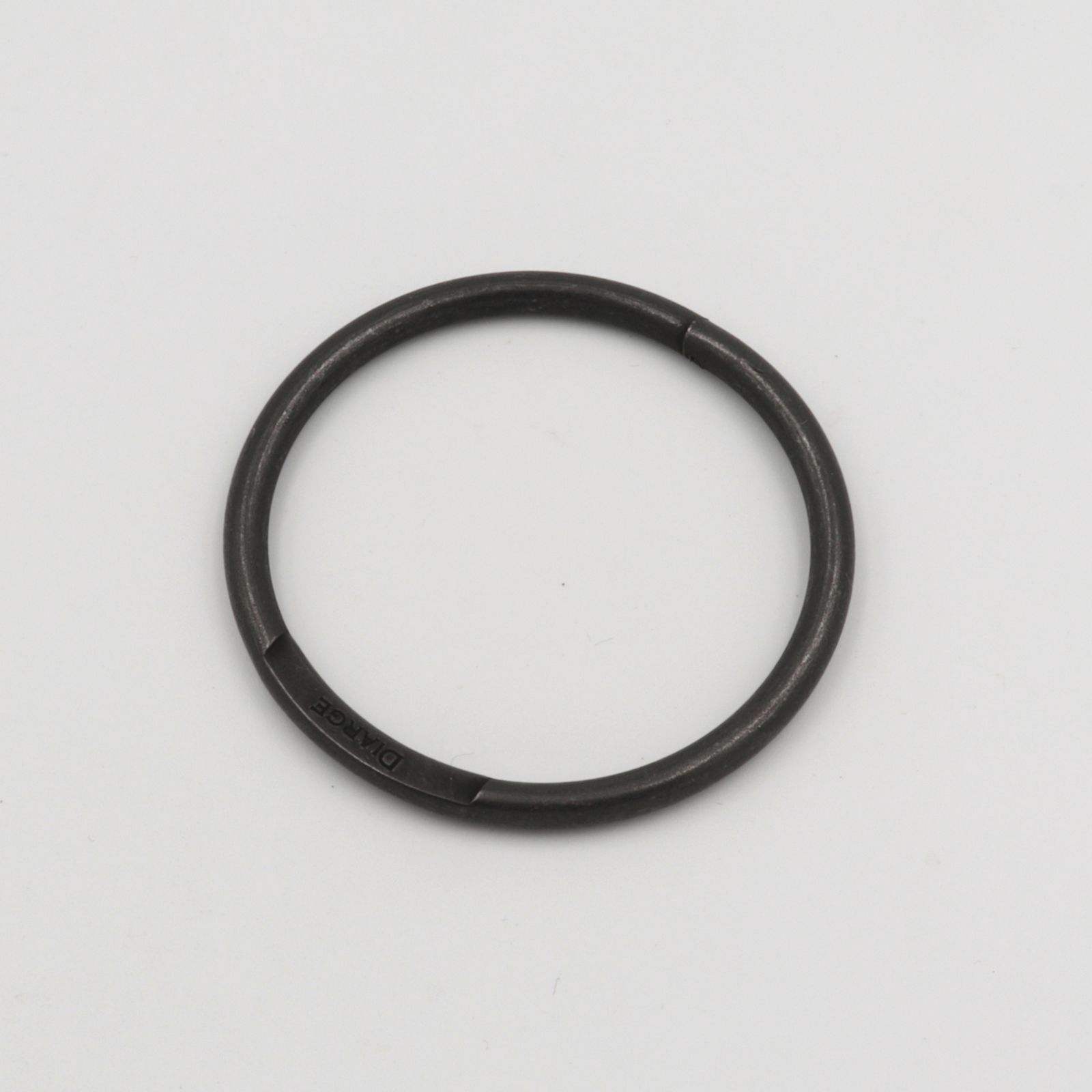 「ROUND KEYRING」キーリング ブラック