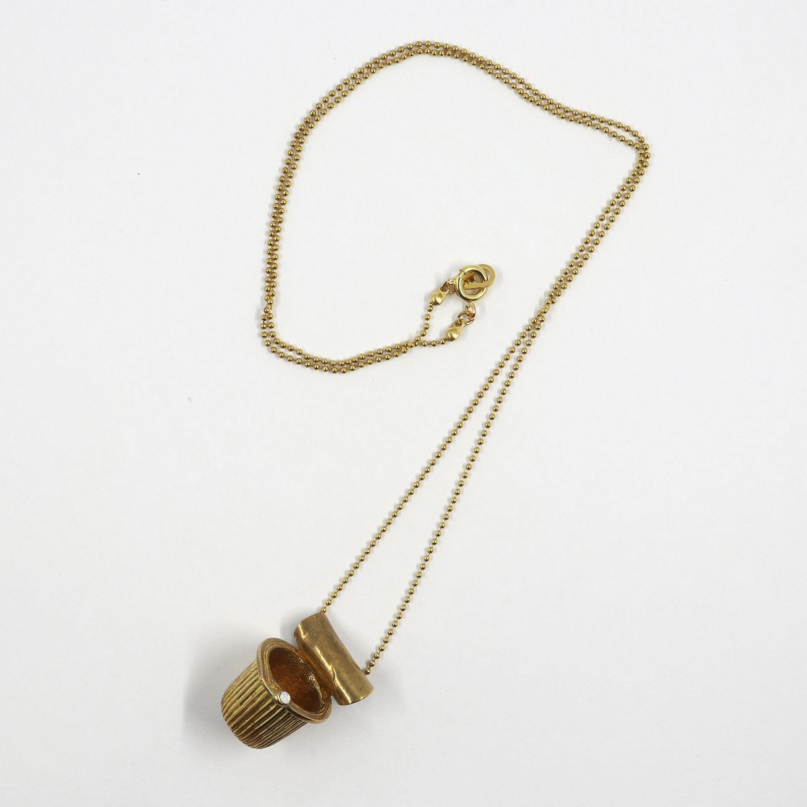 「coffee fresh necklace gold」ネックレス