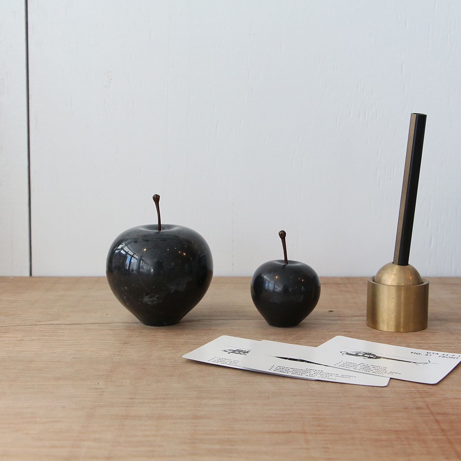 「Marble Apple Large」Black