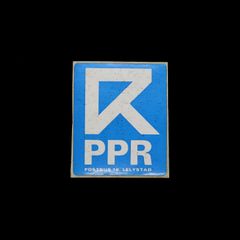 「PPR」ヴィンテージステッカー ヨーロッパ
