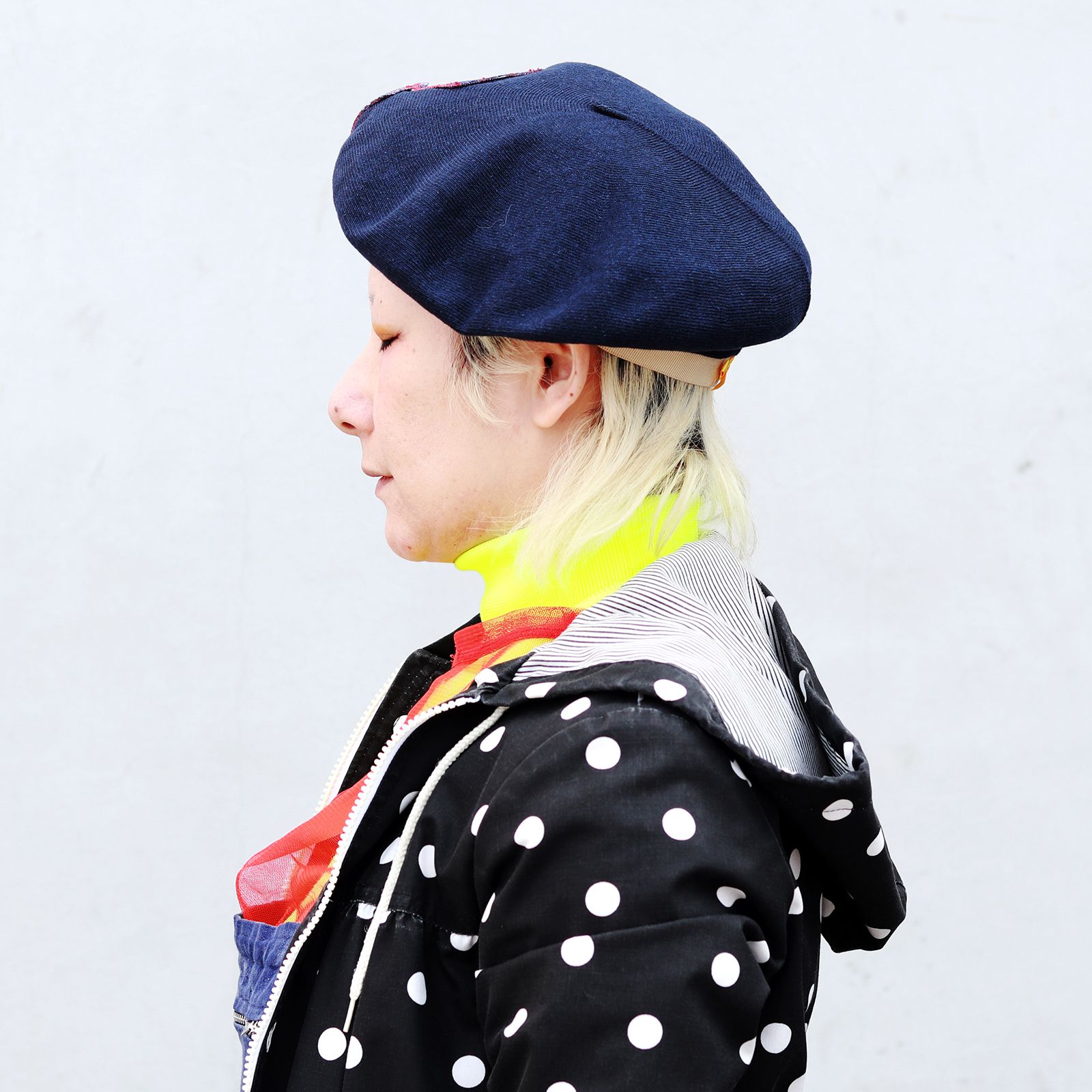 「ESTELA Jean brut」コットンバスクベレー