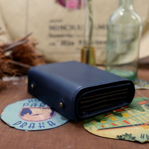 【送料無料対象外】「millefoglie II P30」ミニ財布L ブルー