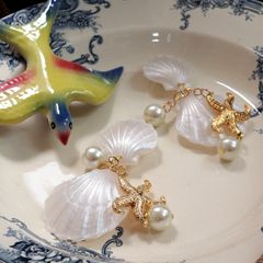 「マーメイドオーナメント」イヤリング