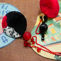 「TRIBO Beads」イヤリング