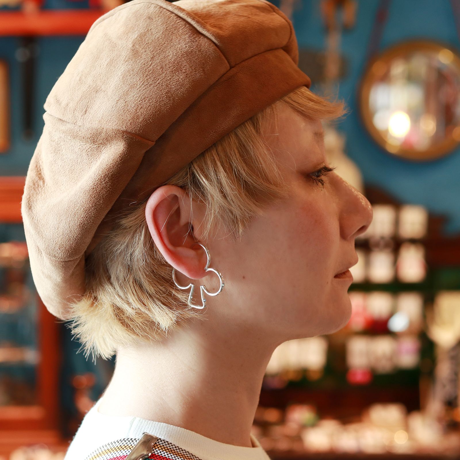 「TRUMP CROVER JEWEL CUFF」イヤーカフ シルバー
