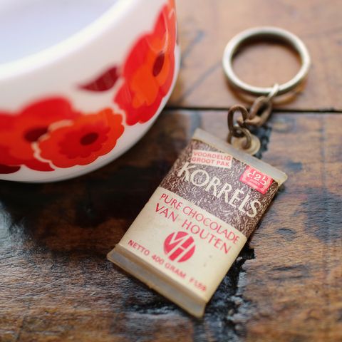 VAN HOUTEN "KORRELS" ココア フレンチキーホルダー
