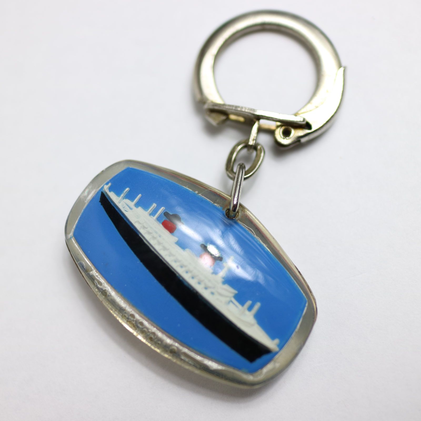 Mobil モービル タンカー ブルボンキーホルダー