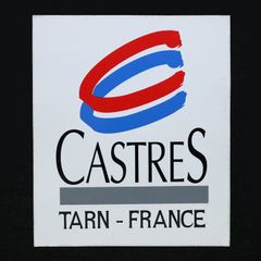 CASTRES TERN-FRANCEヴィンテージフレンチステッカー