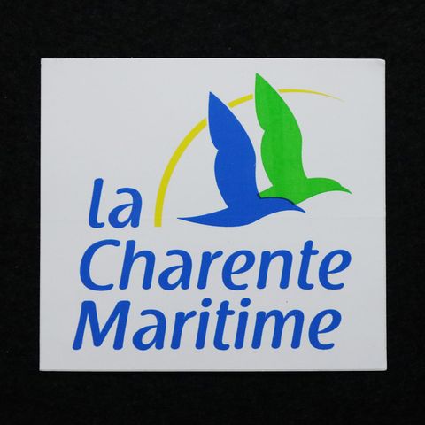La Charente Maritime ヴィンテージフレンチステッカー