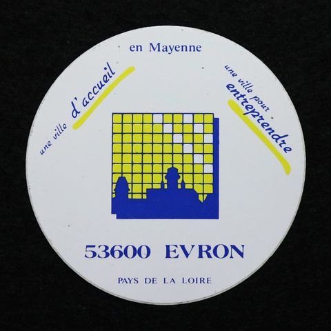 53600 EVRON ヴィンテージフレンチステッカー