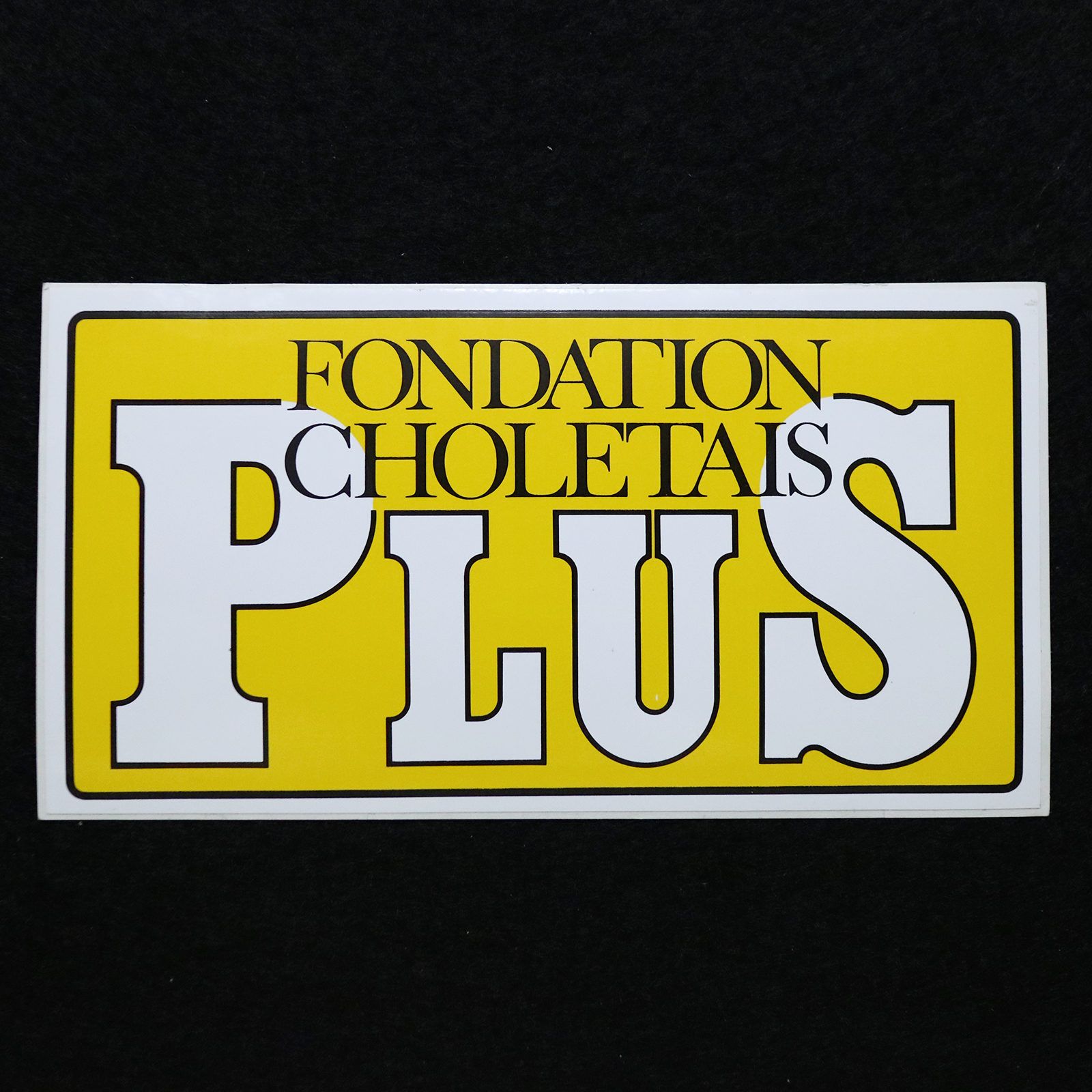 FONDATION CHOLETAIS PLUS ヴィンテージフレンチステッカー