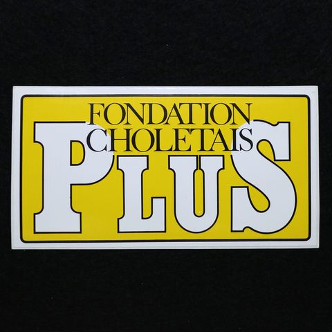 FONDATION CHOLETAIS PLUS ヴィンテージフレンチステッカー