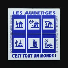 LES AUBERGES ヴィンテージフレンチステッカー