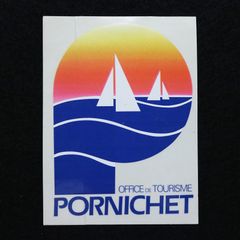 PORNICHET ヴィンテージフレンチステッカー