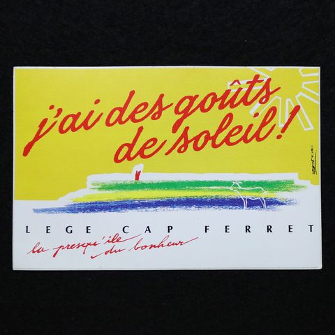 LEGE CAP FERRET ヴィンテージフレンチステッカー