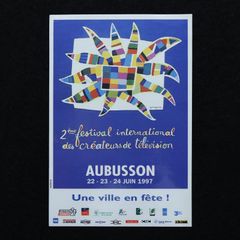 festival international des createurs de television ヴィンテージステッカー