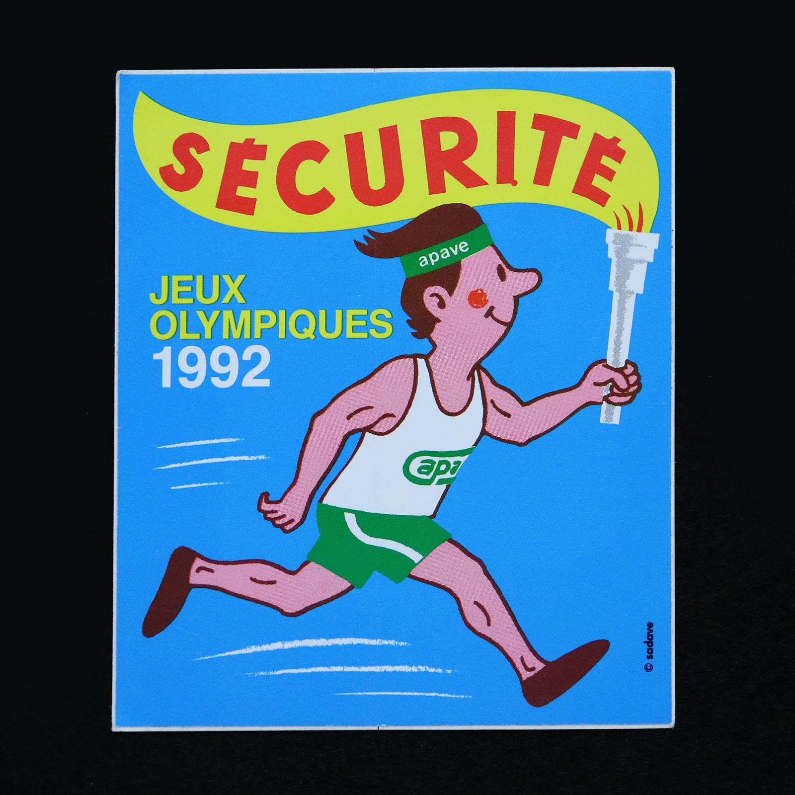 apave JEUX OLYMPIQUES ヴィンテージステッカー