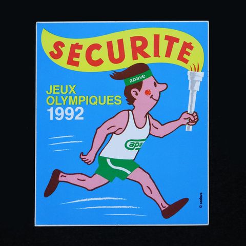 apave JEUX OLYMPIQUES ヴィンテージステッカー