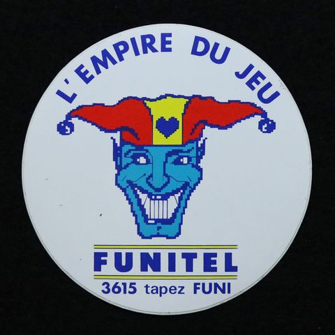 FUNITEL ヴィンテージフレンチステッカー